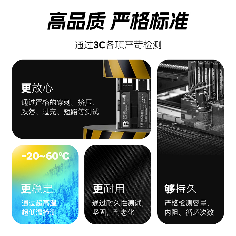 沣标BP511A电池适用佳能单反EOS 5D 50D 40D 300D 30D 20D 10D G6 G5 G3 G2 G1相机充电器数码配件BP512/522 - 图2