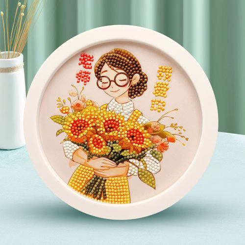 教师节2024新款钻石儿童diy制作粘贴手工益智玩具老师礼物贴画 - 图0