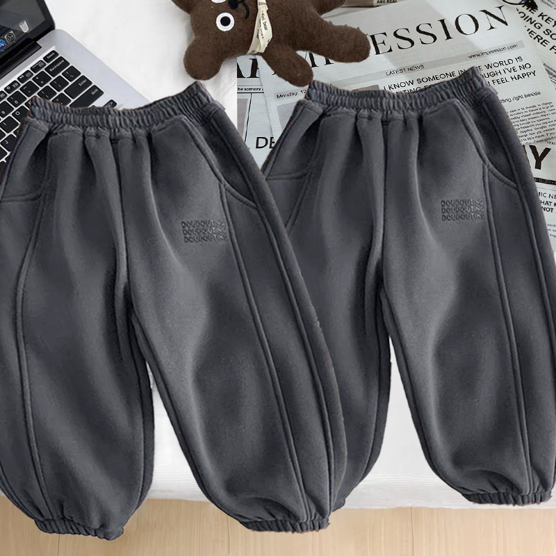 男童洋气裤子春秋新款儿童宝宝宽松时尚百搭显瘦休闲运动哈伦卫裤,淘宝优惠券,粉丝福利购,淘宝优惠卷