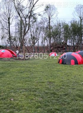 供82652璃应成都周边定制玻钢昆虫雕塑 玻璃 钢七星瓢雕塑摆虫件