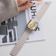 Zhang Jingyi El mismo modelo es adecuado para iWatch Apple Watch Applewatch Strap S9 Summer Day SE NEW ULTRA2 Men and Women S8 High-End S1T Sports Creative Sports Nicho magnético de silicona original