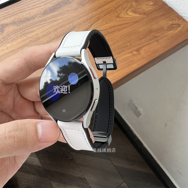 适用xiaomi小米watchs2表带s2/watchcolor2运动版官方智能原装watchs1pro硅胶新款磁吸扣男女真皮watchs3腕带-图1