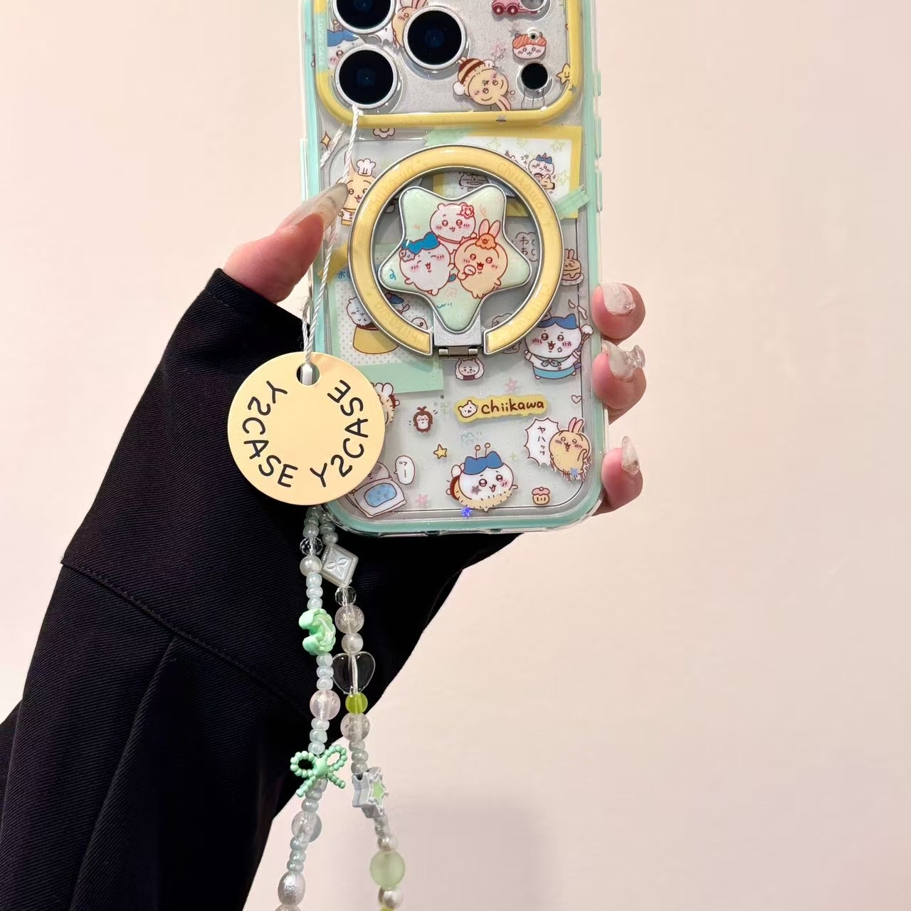 卡通可爱吉伊卡哇三小只适用iPhone17promax手机壳15新款17pro网红女款13创意全包防摔16pro超好看17保护套 - 图2