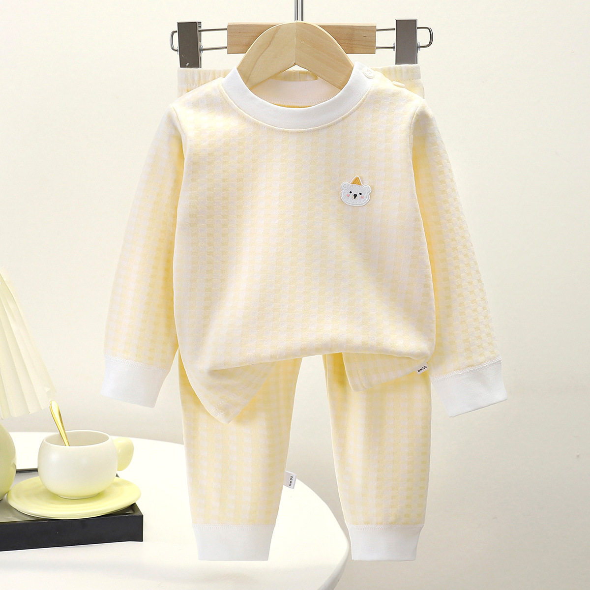 儿童德绒内衣家居服秋冬季保暖套装男女童韩版睡衣宝宝洋气秋衣裤,淘宝优惠券,粉丝福利购,淘宝优惠卷