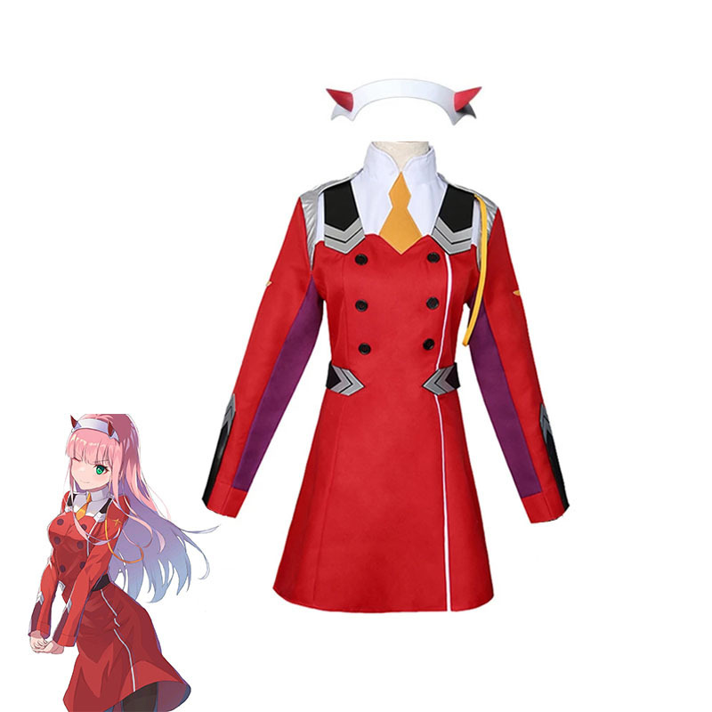 国家队女主02服cos服装鹤望兰DarlingintheFranxx/DFXXplay服 - 图0