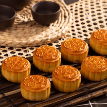 【线下同款】乐字号豆沙蛋黄月饼10枚