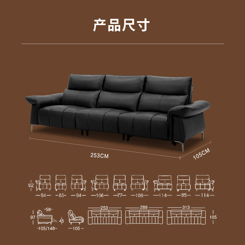 【专柜同款】LAZBOY乐至宝功能沙发电动真皮多人位GN.1015欢乐颂,淘宝优惠券,粉丝福利购,淘宝优惠卷