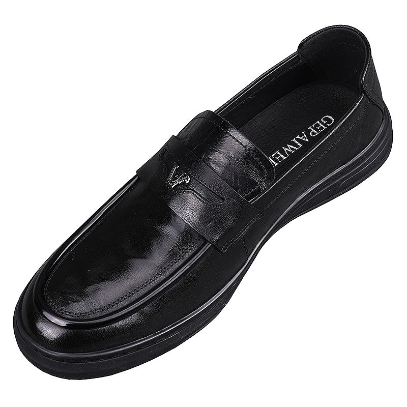 广州纯皮男鞋2025新款男士一脚蹬商务百搭头层牛皮韩版休闲皮鞋潮,淘宝优惠券,粉丝福利购,淘宝优惠卷