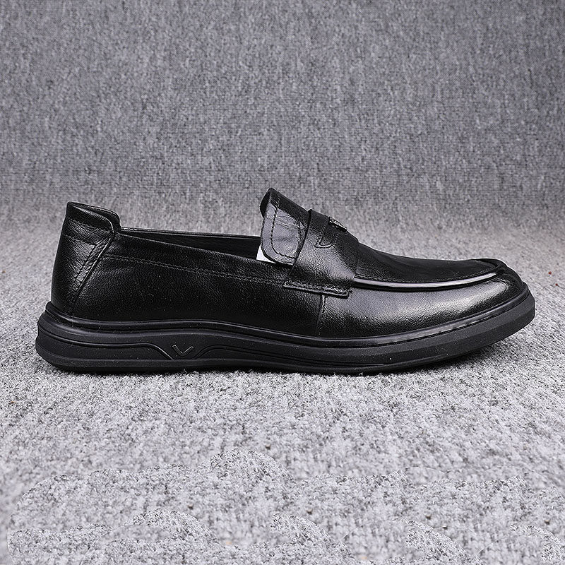 广州纯皮男鞋2025新款男士一脚蹬商务百搭头层牛皮韩版休闲皮鞋潮,淘宝优惠券,粉丝福利购,淘宝优惠卷