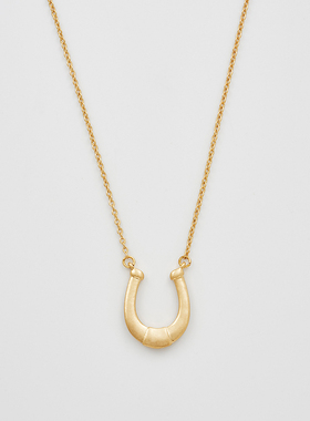 Fable珍珠马蹄珐琅彩项链首饰