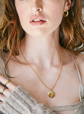 Fable四叶草爱心珍珠珐琅彩戒指原创设计轻奢指环礼物送女友