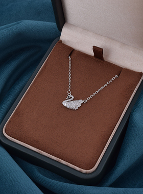 温柔小白鹅s925纯银项链