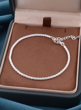 925纯银满天星手链女小众设计