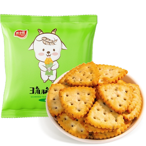 积士佳.海苔味三角脆饼干25g*10包