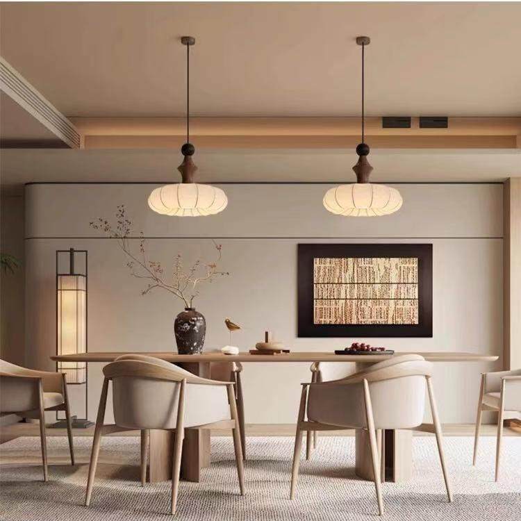 法式中古风客厅原木风餐厅高级感房间蚕丝吊灯复古卧室灯书房灯具,淘宝优惠券,粉丝福利购,淘宝优惠卷