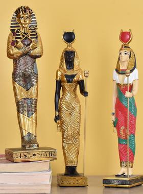 古埃及法老旅游纪念品摆件拉美西斯二世图坦卡蒙伊西斯狮身人面像