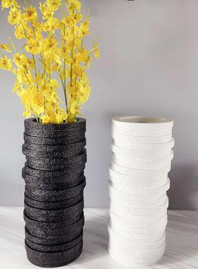 意式创意花瓶设计师陈列售楼部大堂样板间电视玄关柜软装饰品