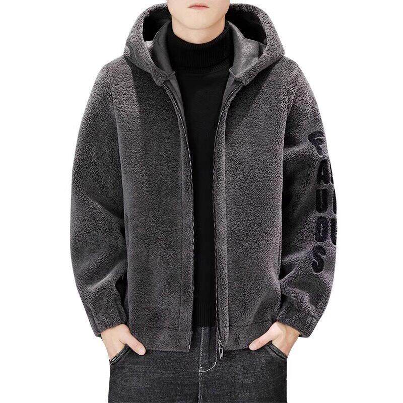 MAGICAL KUDOS潮牌高端羊羔绒外套男士春秋冬季加绒摇粒绒夹克,淘宝优惠券,粉丝福利购,淘宝优惠卷