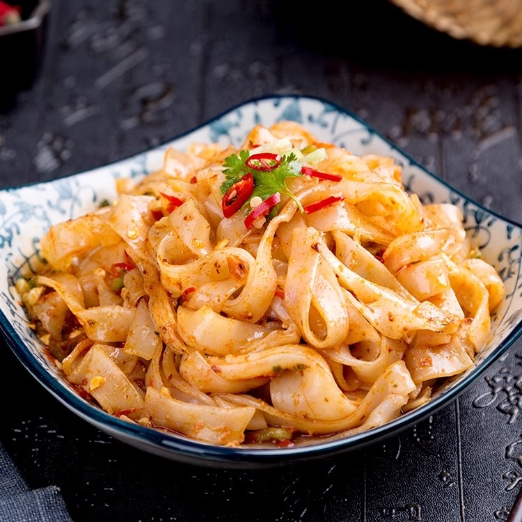 0脂低卡魔芋凉皮面皮凉面轻食代餐热量主食品早餐速食粉丝面条 - 图1