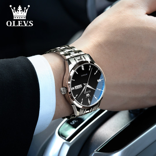 官方正品欧利时男士手表机械表新款全自动时尚夜光高级品牌腕表男