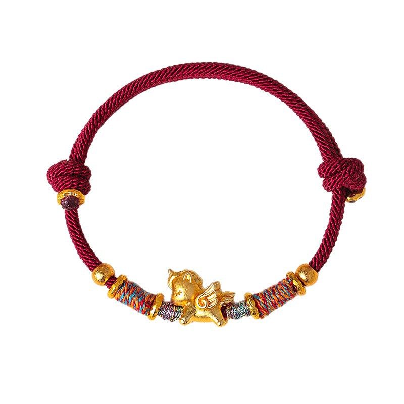 【普陀山】999足银马上有钱小马手绳2026新款马年本命年红绳手链,淘宝优惠券,粉丝福利购,淘宝优惠卷