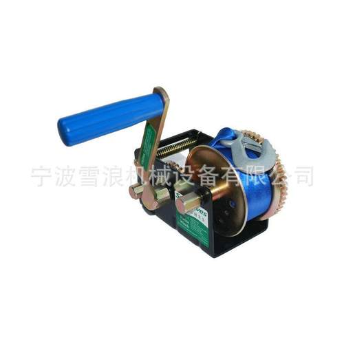 厂家喷塑绞盘1500磅手摇绞盘钢丝绳手动绞盘手动卷扬机 - 图0