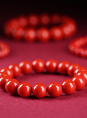 辰晟女朱砂手链民族风手串本命年