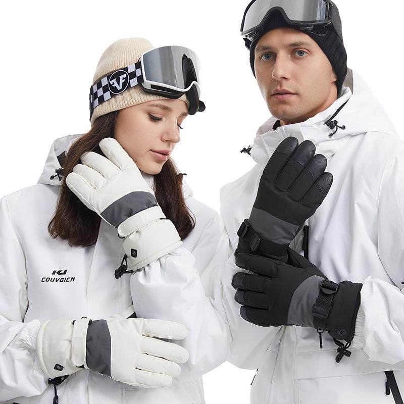 情侣冬季骑行保暖手套舒适防滑防风防泼水加绒内里滑雪手套男女,淘宝优惠券,粉丝福利购,淘宝优惠卷