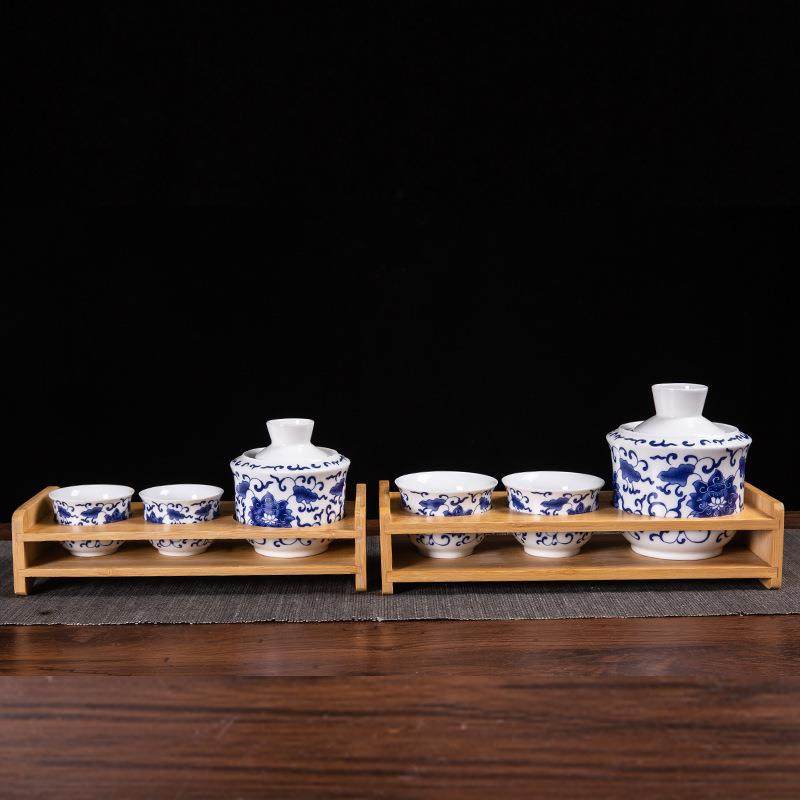 家用陶瓷酒具套装暖黄酒温酒器仿古中式白酒杯烫热温酒壶半斤二两,淘宝优惠券,粉丝福利购,淘宝优惠卷