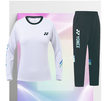 Yuknicks Long Sleeve Badminton Suit Mens And Womens Clothing Speed Dry Sports Suit Autumn And Winter Customize