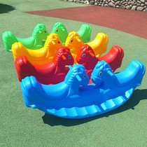 Xinjiang Tibet Childrens Double Stilts Board Baby Indoor Rocking Horse Kindergarten Plastic Teething Outdoor Tours