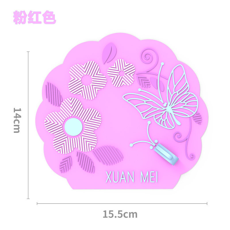 蝶恋花地漏盖小清新蝴蝶浴室防臭防虫防堵盖带提手硅胶水槽止水垫,淘宝优惠券,粉丝福利购,淘宝优惠卷
