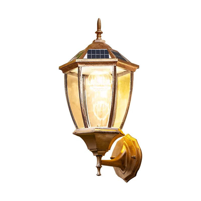 Solar European Retro Outdoor Wall Lamp