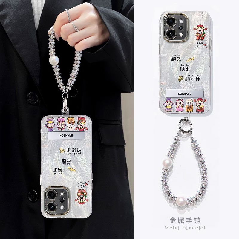 适用opporeno14手机壳PLA110带镜头膜opopreno14pro保护套PKZ110财神喜庆文字0pp0ren014pr0全包边5g防摔潮女 - 图2