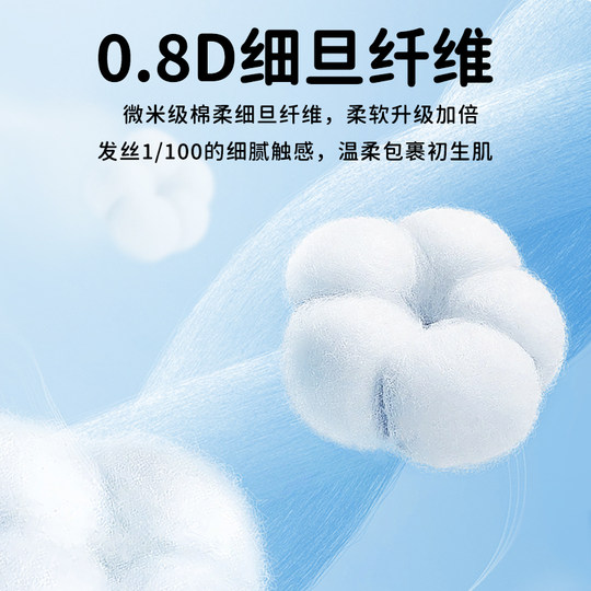 T Oucaci Pure 0 Add Bear Pants Diapers Ultra-thin Breathable Pull-up Pants for Men and Women Dry Diapers Not Wet