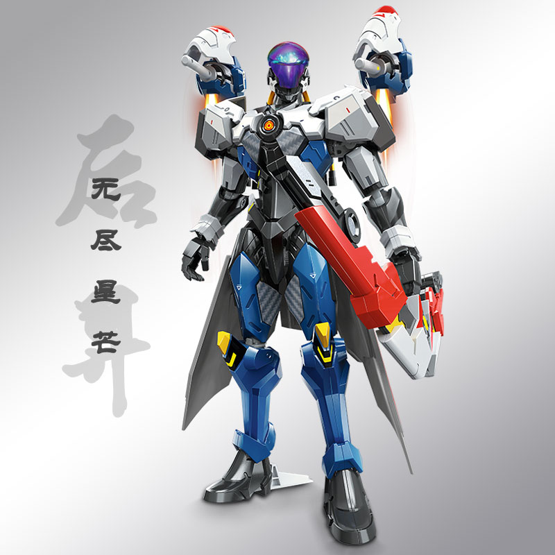 奇妙积木正版王者荣耀孙尚香机甲手办拼装玩具模型儿童生日礼物 - 图0