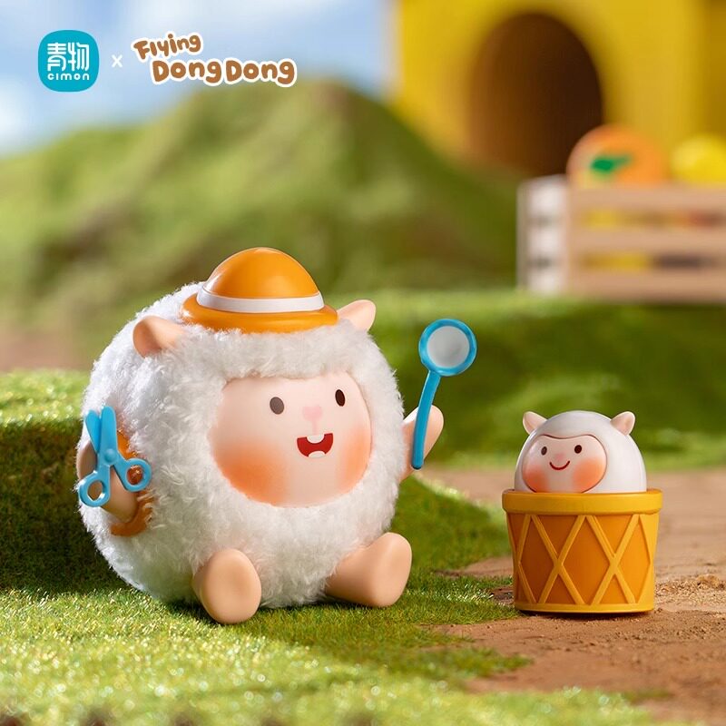 蛋仔派对手办蛋仔派对DongDong羊水果戳戳乐盲盒潮玩手办DIY拼装玩具女孩礼物