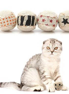 1 Pcs Ball Cat Toy Interactive Cat Toys Play Chewing Rattle