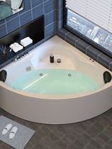 Arrows official flagship triangular sector bathtub small home with acrylic massage surf thermostatic net redness