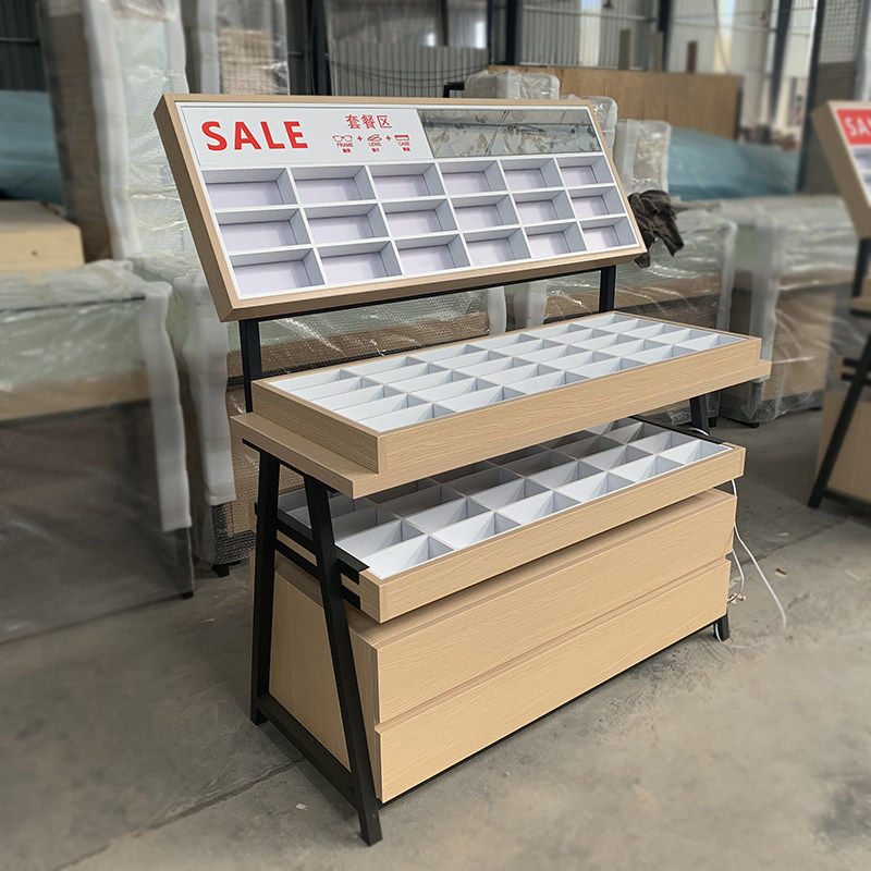 定制眼镜店展柜饰品货架多层格子单面中岛陈列架柜台展示柜珠宝柜,淘宝优惠券,粉丝福利购,淘宝优惠卷