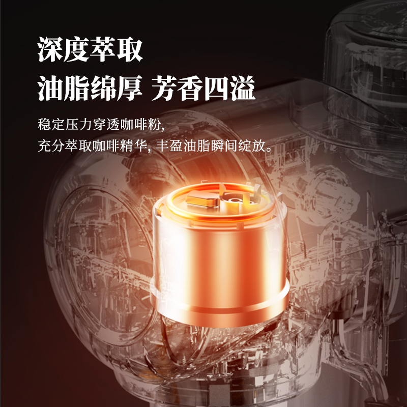  小熊西式厨房咖啡机