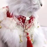 Шарф, воротник, нагрудник, ханьфу, аксессуар, праздничнная подвеска с кисточками, китайский стиль