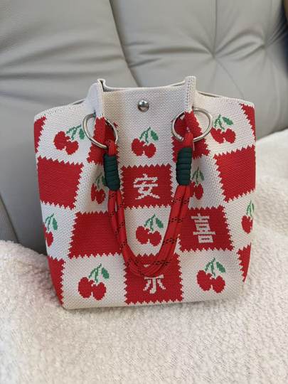 Exklusive Taschenvorteile für gestrickte kleine quadratische Taschenschwamm