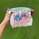 Дисней, нейлоновая сумка через плечо с молнией, с вышивкой