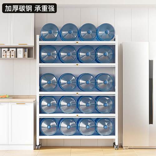 厨房物升级落地多层E169收柜纳柜子置用带家柜门餐边柜 - 图0