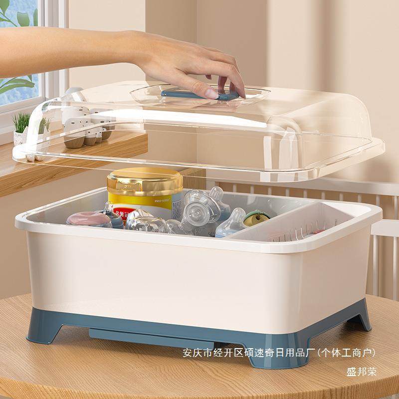 沥纳水架餐奶瓶收箱带盖防尘婴儿具辅食AL800757纳工具水杯放宝宝,淘宝优惠券,粉丝福利购,淘宝优惠卷