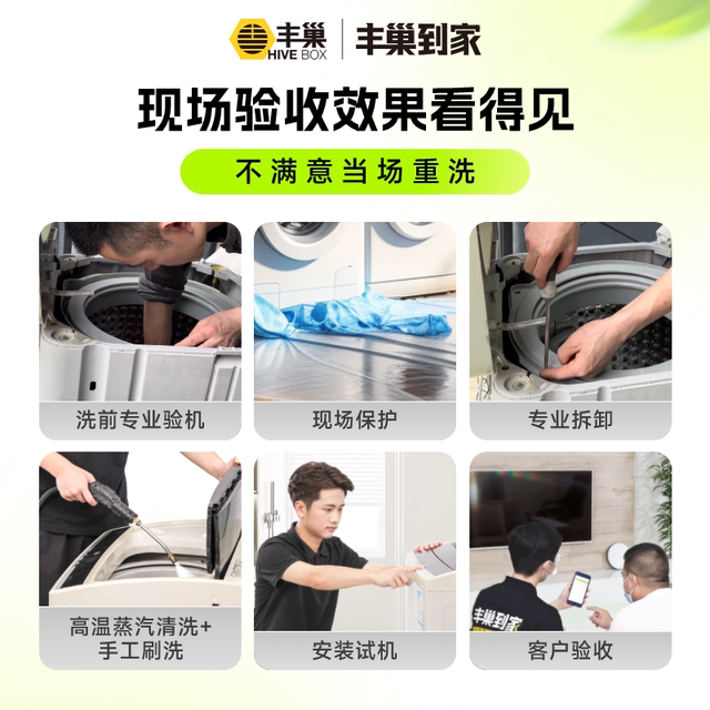 Door-to-door disassembly and cleaning service Fengchao Home Appliances Cleaning Drum Impeller Disassembly and Cleaning