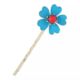 Thousand Years of Inn ~ New Chinese-style burnt blue glaze flowers with one character clip niche ethnic style ancient costume headdress palette for women