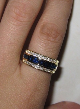 跨境热卖temu跨境热卖戒指欧美男士时尚合金订婚戒指指环