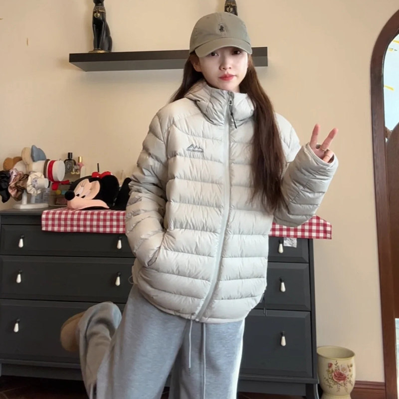 2025新款排骨羽绒服女轻薄短款小个子宽松韩版连帽时尚潮流外套女,淘宝优惠券,粉丝福利购,淘宝优惠卷
